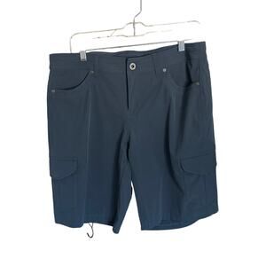 KUHL Women’s Cargo Hiking Shorts Navy Trail Camping Size 12 — Gorpcore